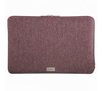 Hama Laptoptasche für Notebooks bis 14,1 Zoll 36cm (Laptop Tasche dünn, 14 1'', Laptop Hülle Sleeve, gepolstert, aus Jersey zum Schutz für PC, Notebook, Asus Acer Thinkpad), dunkelrot, 00217110