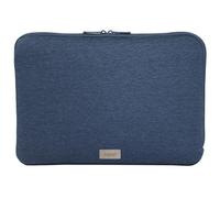 Hama Laptoptasche für Notebooks bis 14,1 Zoll 36cm (Laptop Tasche dünn, 14 1'', Laptop Hülle Sleeve, gepolstert, aus Jersey zum Schutz für PC, Notebook, Asus Acer Thinkpad), blau