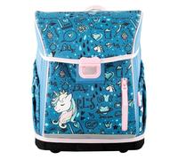 Hama New Generation Schulranzen für 1.-4. Klasse Grundschule (Blue Unicorn)