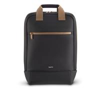 Hama Rucksack für Laptop (Laptopfach gepolstert für Laptops bis 16,2“, Laptoprucksack mit Vordertasche und Innenfach, ultraleichter Daypack, wasserfest) schwarz