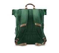 Hama Silvan Laptop-Rucksack grün bis 41cm (16,2 ) Rolltop, nachhaltig