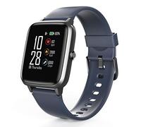 Hama Smartwatch 4900, wasserdicht (Fitnesstracker für Herzfrequenz/Kalorien, Sportuhr mit Schrittzähler, Schlafmonitor, Musiksteuerung, Fitness Armband Damen/Herren, 6 Tage Akkulaufzeit) Blau