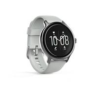 Hama Smartwatch 4910, IP68 wasserdicht (Fitness-Uhr Damen, 1,09"-Full-Touch-Farbdisplay, Blutsauerstoff- u. Pulsmesser, Schlaftracker, Kalorien, Schritt-Zähler, Smart-Watch für Damen/Herren) Silber