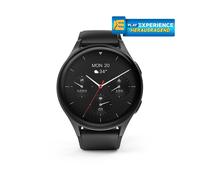 Hama Smartwatch "8900", GPS, AMOLED 46 mm, Telefonfunktion, Alexa, rund, Schwarz Schwarz-Dunkelgrau