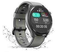 Hama Smartwatch "9000", GPS, Musikspeicher, AMOLED 1,43", wasserdicht, Anthr.