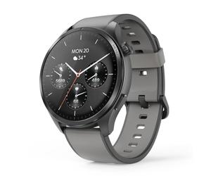 Hama Smartwatch, AMOLED Farbdisplay 1,43“, GPS, IP68 + 5ATM, schwarz | Musikspeicher, Panda Glass, Telefonfunktion, WhatsApp, Sprachassistent, Schlaftracker, 110 Sportmodi, Schrittzähler, Puls etc