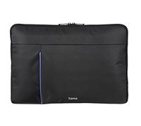 Hama Tasche für Tablet und Notebook bis 15.6 Zoll (Tablettasche, Laptoptasche für Notebook, Tablet, MacBook, Surface bis 15,6 Zoll, Hülle, Case, Laptophülle, Sleeve) schwarz blau