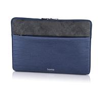 Hama Tasche für Tablet und Notebook bis 15.6 Zoll (Tablettasche, Laptoptasche für Notebook, Tablet, MacBook, Surface bis 15,6 Zoll, Hülle, Case, Laptophülle, Sleeve) blau