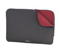 Hama Tasche für Tablet und Notebook bis 15.6 Zoll (Tablettasche, Laptoptasche für Notebook, Tablet, MacBook, Surface bis 15,6 Zoll, Hülle, Case, Laptophülle, Sleeve) grau