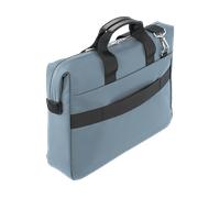 Hama Laptoptasche „Ultimate“ (für Laptops 34-36 cm, 13,3-14,1“, gepolstert, wasserabweisend, Elegante Businesstasche mit Tabletfach 11“, viele Fächer, Schultergurt, Trolleyschlaufe) blau
