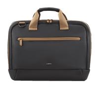 Hama Laptoptasche für Laptops 15,6“ - 16,2“ (leichte Businesstasche als Umhängetasche oder Tragetasche, Notebooktasche mit Organizer-Vorderfach und -Innenfach, wasserabweisend, gepolstert) schwarz