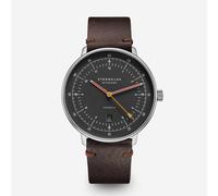 Hamburg Automatik neugraphit - Leder - Vintage mokka