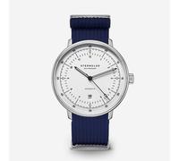 Hamburg Automatik silber update - Nylon - Field marineblau