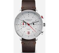 STERNGLAS - HAMBURG CHRONO - Silber - vintage mokka /42mm