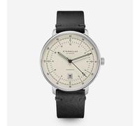 Hamburg Pro Automatik alabaster - Leder - Vintage nero