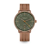 Hamburg Pro Automatik dunkelgrün - Edelstahl - SuperSlim bronze
