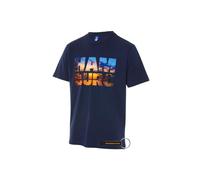 Hamburger SV HSV T-Shirt 'Samo' - Offizieller Fanartikel - Dunkelblau mit Hamburg-Print, 100% Baumwolle Oeko-TEX (DE/NL/SE/PL, Alphanumerisch, XXL, Regular, Regular, Dunkelblau Samo)