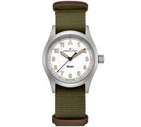 Hamilton H69401910 Unisex-Armbanduhr Khaki Field Quarz Grün/Weiß 38 mm