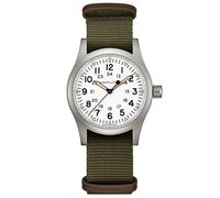 Hamilton H69439411 Handaufzugsuhr Khaki Field Mechanical Grün/Weiß 38 mm