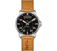 Hamilton Herren Khaki Pilot Day Date Auto - H64645531 Braun/Desert Einheitsgröße