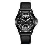 Hamilton Herrenuhr Automatik Day-Date Khaki Field King Schwarz H64465733