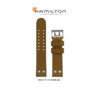 Hamilton - Khaki Navy Band-set Leder-beige-21/20 H690.775.110