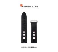 Hamilton Leder Lederarmband Pan Europ 22mm/20mm H690354104