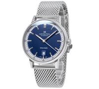 Hamilton Men's H38425140 American Classic Intra-Matic Auto blue