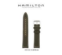 Hamilton Textil auf Leder Khaki Navy Band-set Textil-grün-20/18 H694.684.125