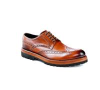 Hamlet FRED Herren Schnürschuh Budapester Crust Brandy, Größe der Schuhe: 44