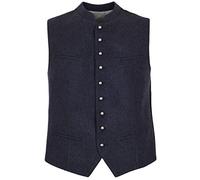 Hammerschmid Herren Trachten Lodenweste blau, Blau, 52