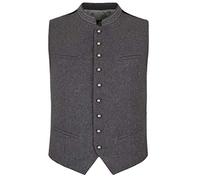 Hammerschmid Herren Trachten Lodenweste grau, Grau, 48