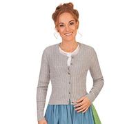 Hammerschmid Trachten Strickjacke - REIT - hellgrau
