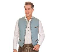 Hammerschmid Trachtenweste - Benni - Farn, hellblau