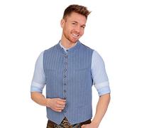 Hammerschmid Trachtenweste - Niklas - Mittelgrau, Mittelblau
