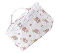 HAMPPLIES Große Kosmetiktasche mit Reißverschluss wasserdichte Reise kulturtasche für Damen und Mädchen Multifunktionaler Make up Organizer mit Viel Stauraum für Urlaub Business und