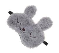 HAMPPLIES Schlafaugenmaske Aus Plüsch Cartoon Design Für Bequeme Augenabdeckung Waschbar Geeignet Für Reisen Und Nickerchen