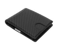 Hamwesh Schmales Portemonnaie, blockierendes Premium-Leder-Portemonnaie für Herren mit Vordertasche, Minimalistisches Bifold- mit 10 Kartenfächern und Geldklammer für Geschäftsreisen, Geschenke für