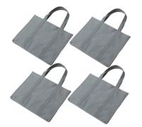 HANABASS 4stücke Große Einkaufstasche Aus Vliesstoff Tragbar Mit Griffen Für Lebensmittel Waren Einkauf Reisen Fitnessstudio