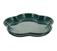 HANABASS Elegantes Schmucktablett aus Keramik mit Pflaumenblütenform Einfache Reinigung und Stilvolle Schmuckablage für Ringe und Ohrringe zu Hause