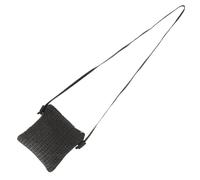 HANABASS Kleine Strohtasche Damen Umhängetasche mit Reißverschluss Verstellbarem Schultergurt Leichte Sommer Korbtasche für Strand Urlaub Alltag Crossbody Bag für Handy und Kosmetik