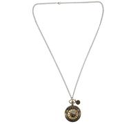 HANABASS Taschenuhr Vintage mit Zahnraddesign Legierung und Kunststoff Goldfarben Leichte und Präzise Quarzuhr für Männer und Frauen Geeignet für Hochzeiten und Geburtstagsfeiern