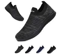 Hanani Slip On Sneakers Herren Damen Nurse Schuhe Walkingschuhe Outdoor Turnschuhe Sportschuhe Gym Bequem Leichte Schuhe Atmungsaktiv Freizeitschuhe Memory Foam Fitness Sporthalle