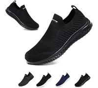Hanani Slip On Sneakers Herren Damen Nurse Schuhe Walkingschuhe Outdoor Turnschuhe Sportschuhe Gym Bequem Leichte Schuhe Atmungsaktiv Freizeitschuhe Memory Foam Fitness Sporthalle