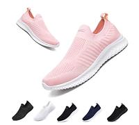 Hanani Slip On Sneakers Herren Damen Nurse Schuhe Walkingschuhe Outdoor Turnschuhe Sportschuhe Gym Bequem Leichte Schuhe Atmungsaktiv Freizeitschuhe Memory Foam Fitness Sporthalle