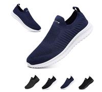 Hanani Slip On Sneakers Herren Damen Nurse Schuhe Walkingschuhe Outdoor Turnschuhe Sportschuhe Gym Bequem Leichte Schuhe Atmungsaktiv Freizeitschuhe Memory Foam Fitness Sporthalle