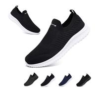 Hanani Slip On Sneakers Herren Damen Nurse Schuhe Walkingschuhe Outdoor Turnschuhe Sportschuhe Gym Bequem Leichte Schuhe Atmungsaktiv Freizeitschuhe Memory Foam Fitness Sporthalle