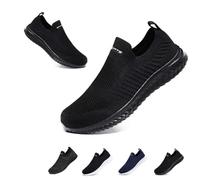 Hanani Slip On Sneakers Herren Damen Nurse Schuhe Walkingschuhe Outdoor Turnschuhe Sportschuhe Gym Bequem Leichte Schuhe Atmungsaktiv Freizeitschuhe Memory Foam Fitness Sporthalle