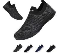 Hanani Slip On Sneakers Herren Damen Nurse Schuhe Walkingschuhe Outdoor Turnschuhe Sportschuhe Gym Bequem Leichte Schuhe Atmungsaktiv Freizeitschuhe Memory Foam Fitness Sporthalle