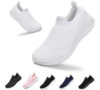 Hanani Slip On Sneakers Herren Damen Nurse Schuhe Walkingschuhe Outdoor Turnschuhe Sportschuhe Gym Bequem Leichte Schuhe Atmungsaktiv Freizeitschuhe Memory Foam Fitness Sporthalle